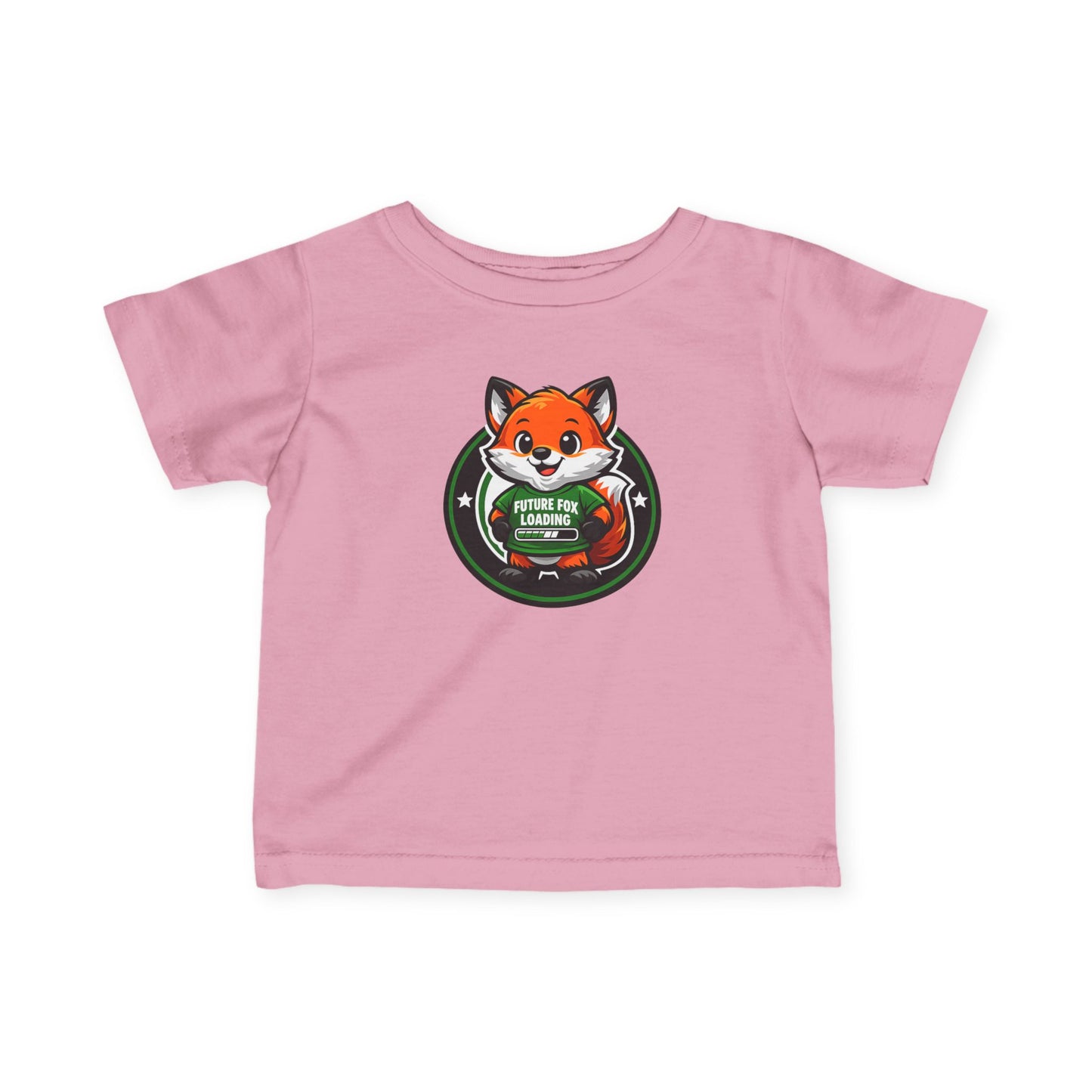 Infant Tee — Cute Fox 'Future Firefighter' Baby Shirt