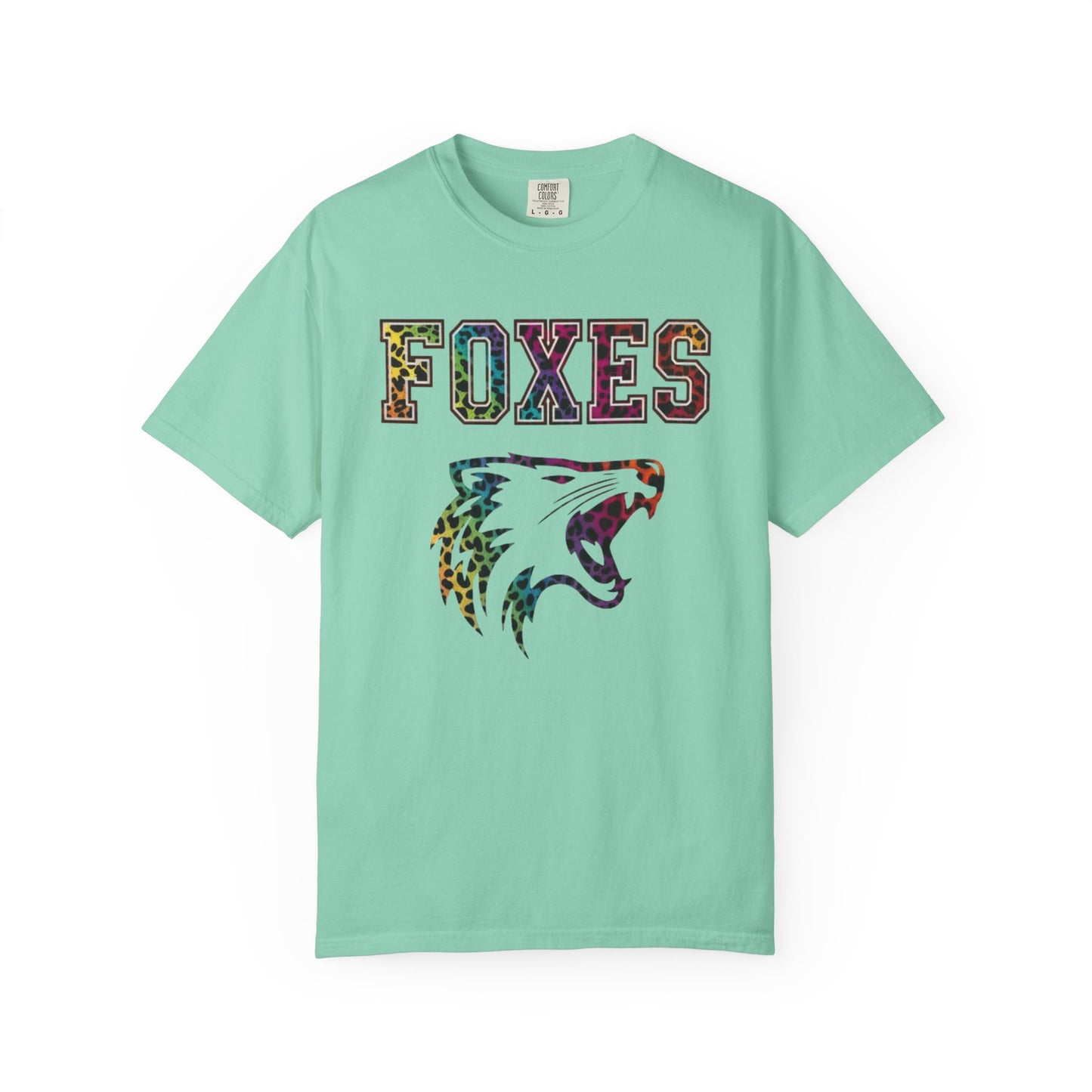 Foxes Leopard Mascot Tee