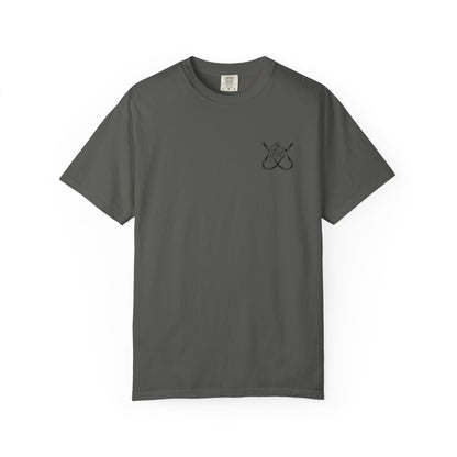 Fishing Hook Flag T-Shirt — "Bite Me" Back Graphic