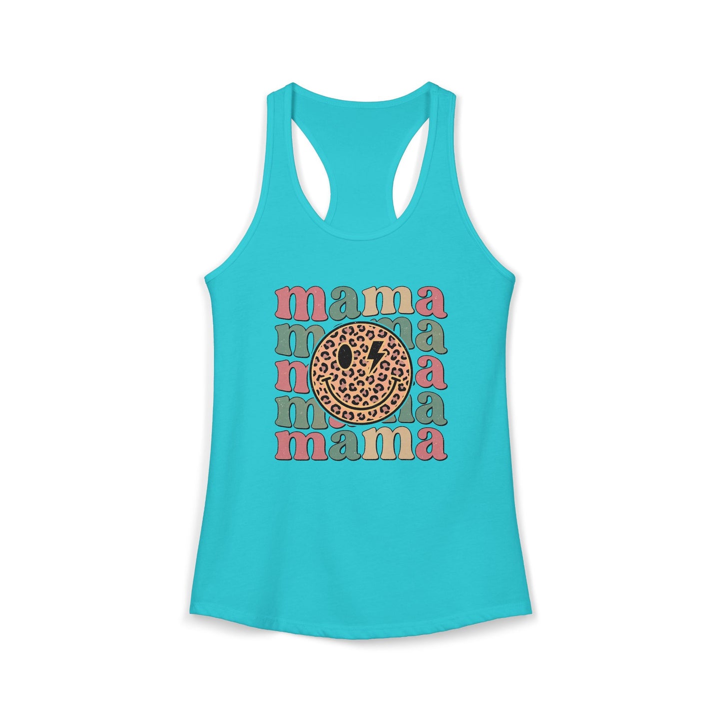 Mama Smiley Racerback Tank