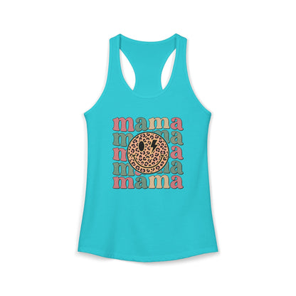 Mama Smiley Racerback Tank
