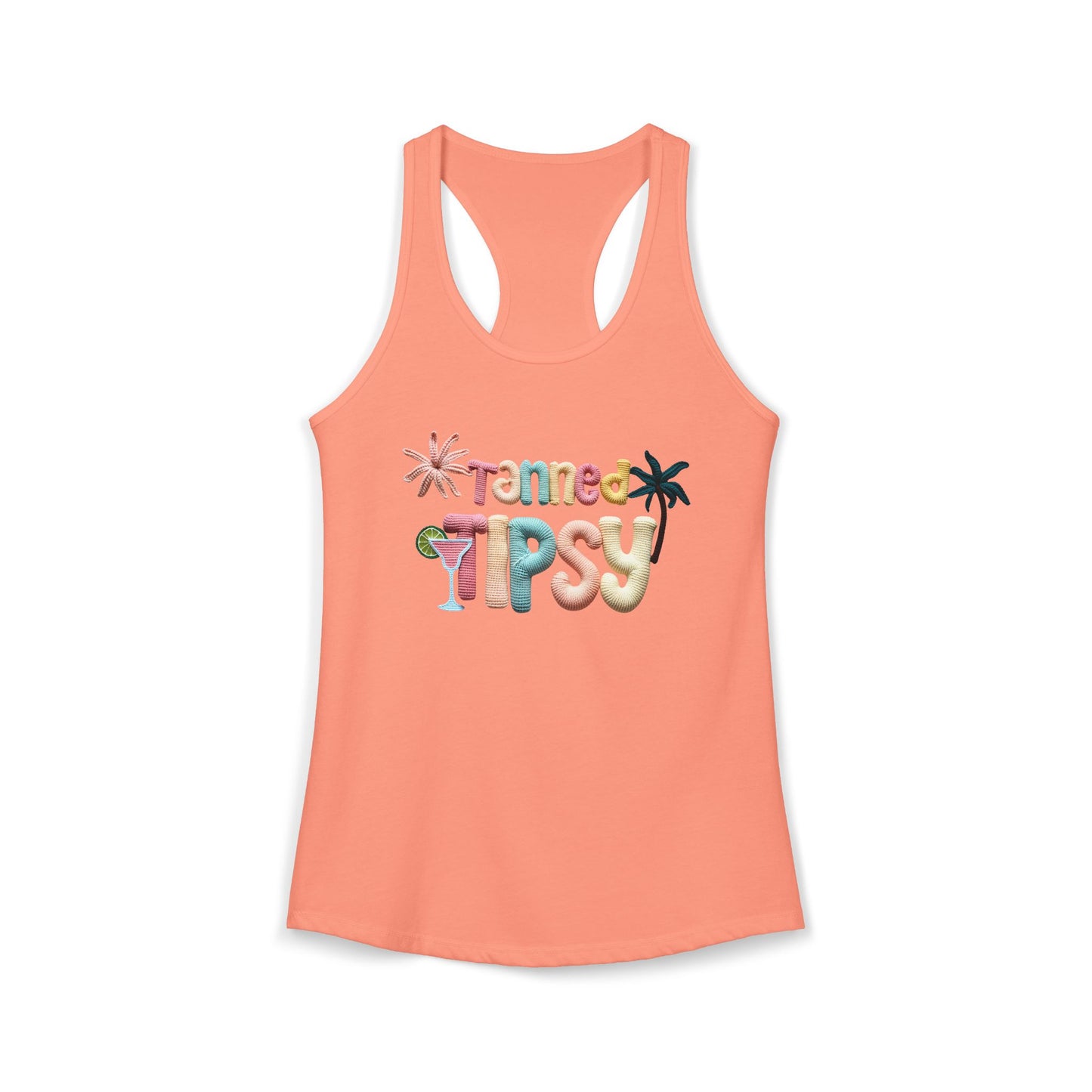 Tanned Tipsy Racerback Tank