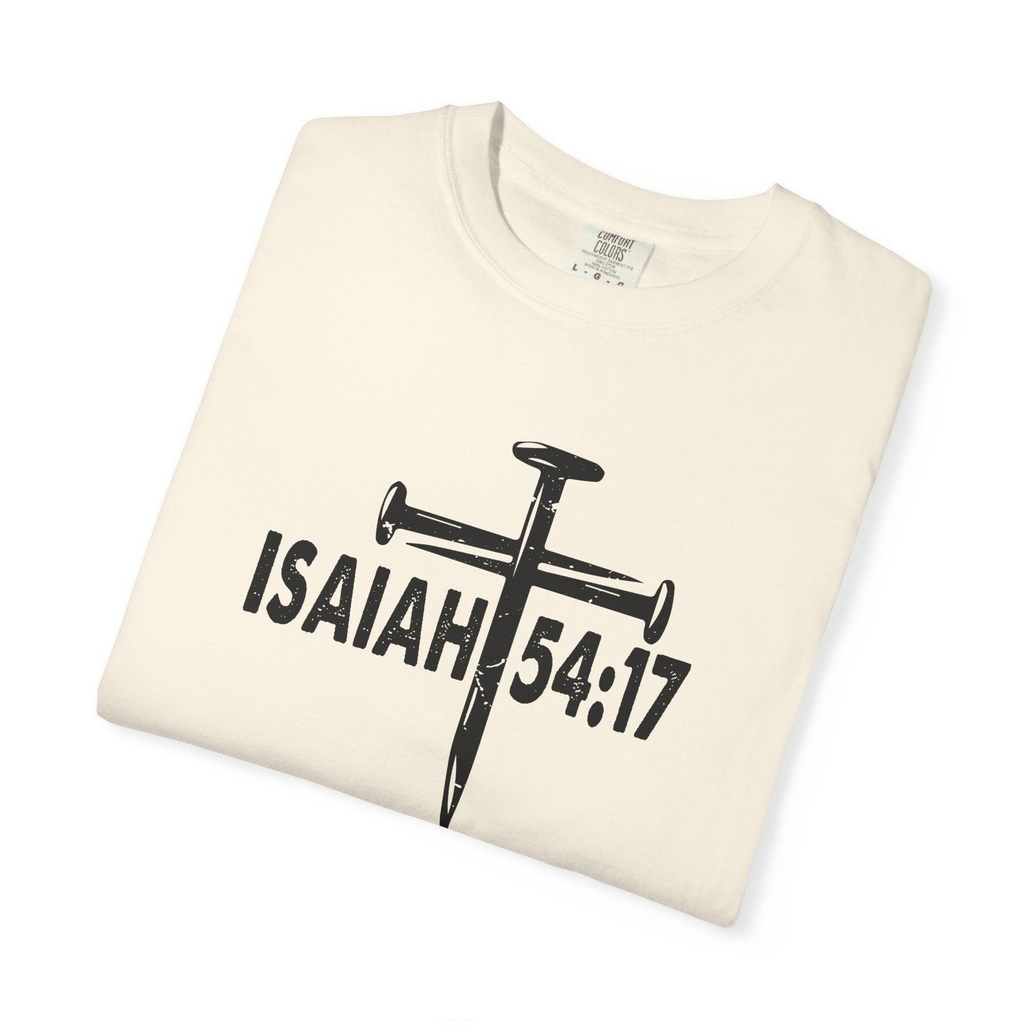 Isaiah 54:17 Faith Tee Front& Back