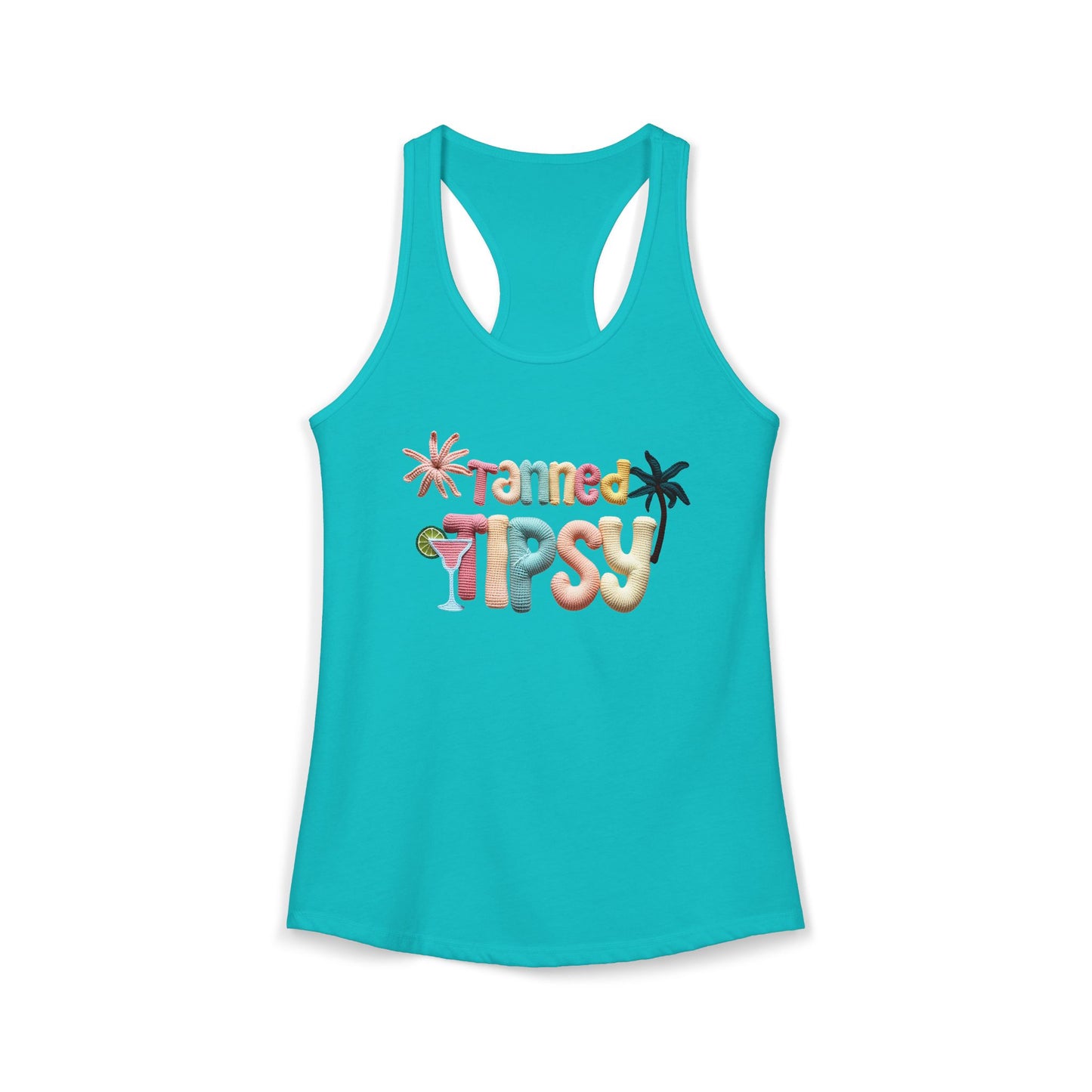 Tanned Tipsy Racerback Tank