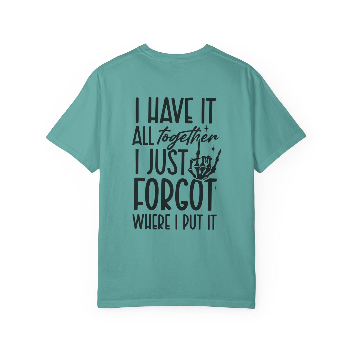 Mom Life Tee - Front& Back - Black Writing