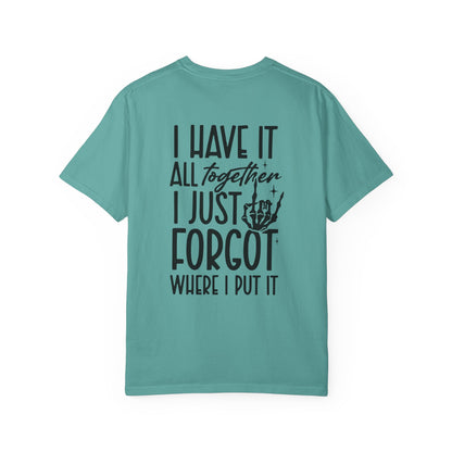 Mom Life Tee - Front& Back - Black Writing