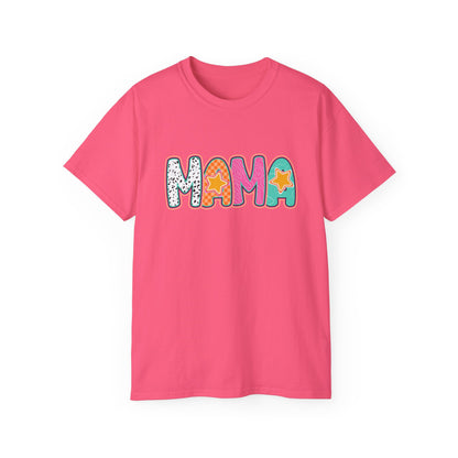 Mama Colorblock Graphic Tee