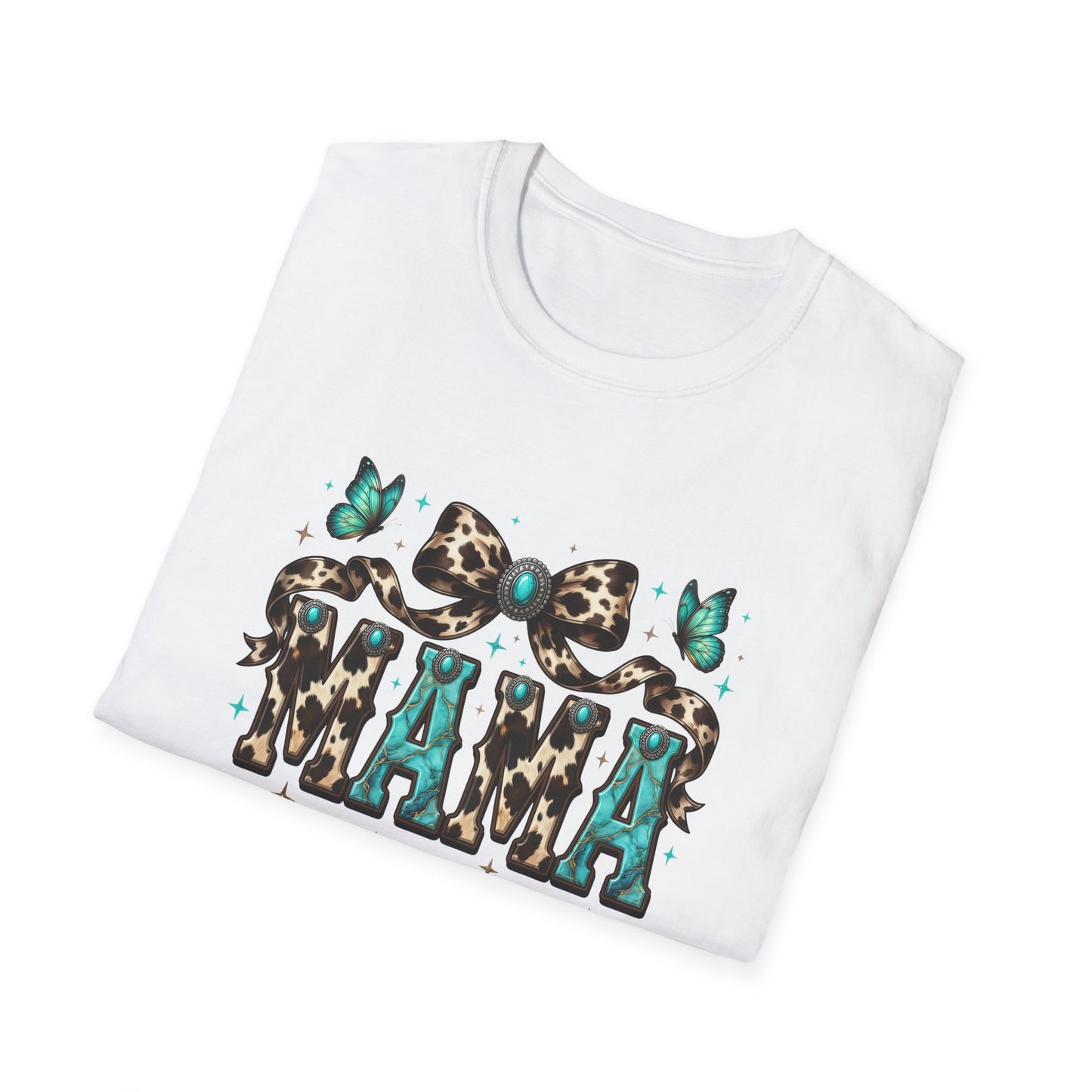 Mama Leopard Bow T‑Shirt