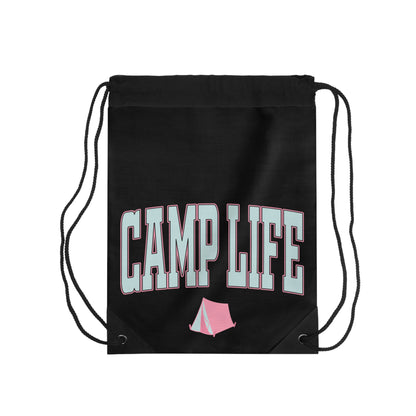 Camp Life Drawstring Bag