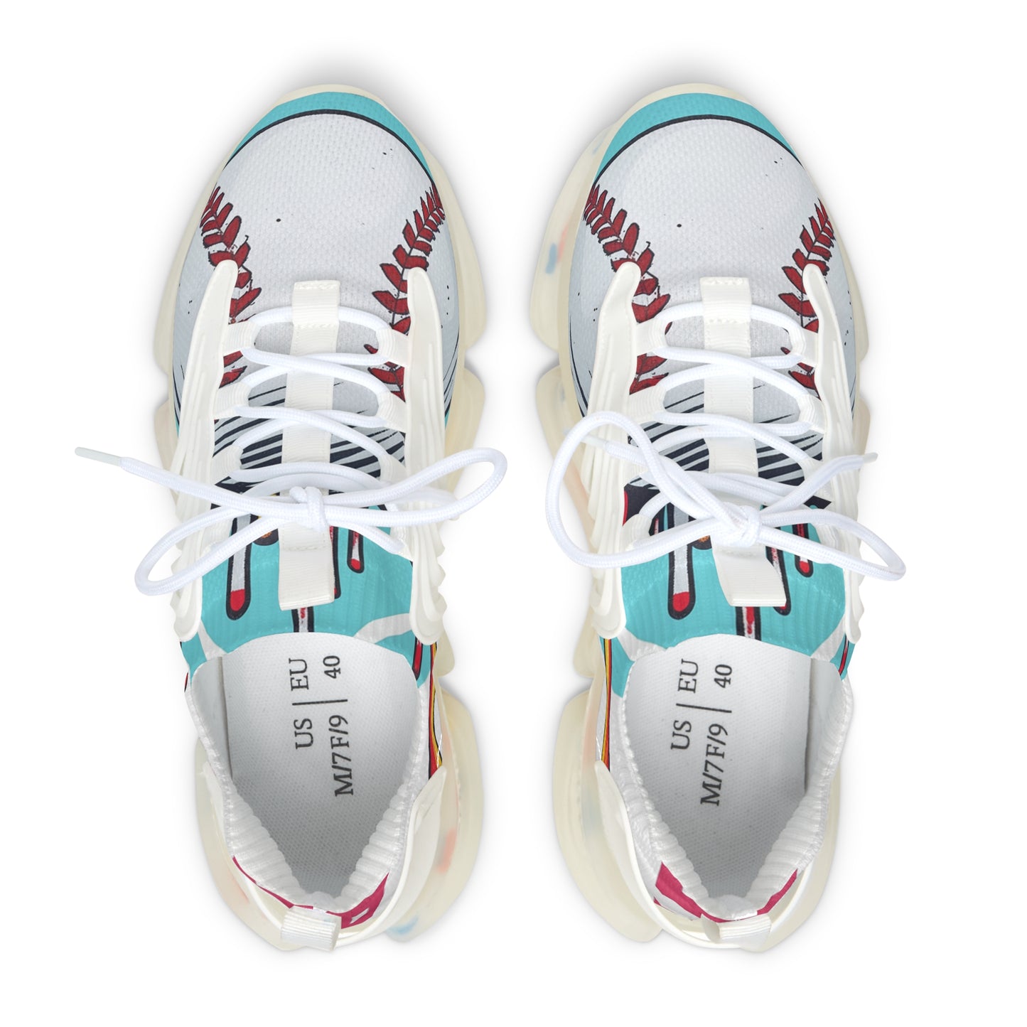 Baseball Stitch Women's Mesh Sneakers