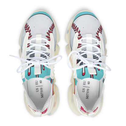 Baseball Stitch Women's Mesh Sneakers