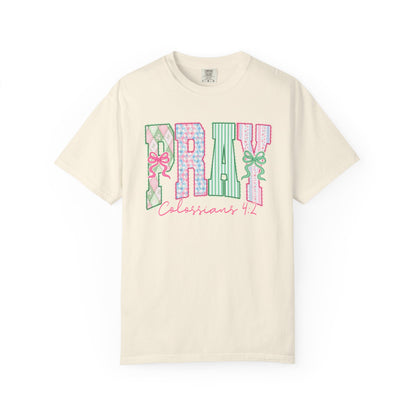 Pray Floral Graphic Tee