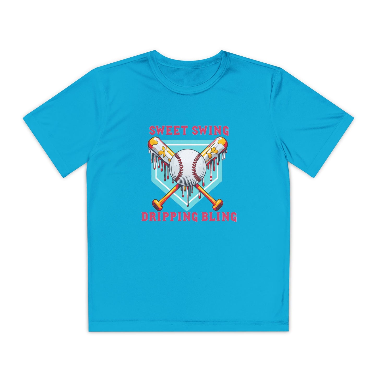 Sweet Swing Dripping Bling Boys Tee
