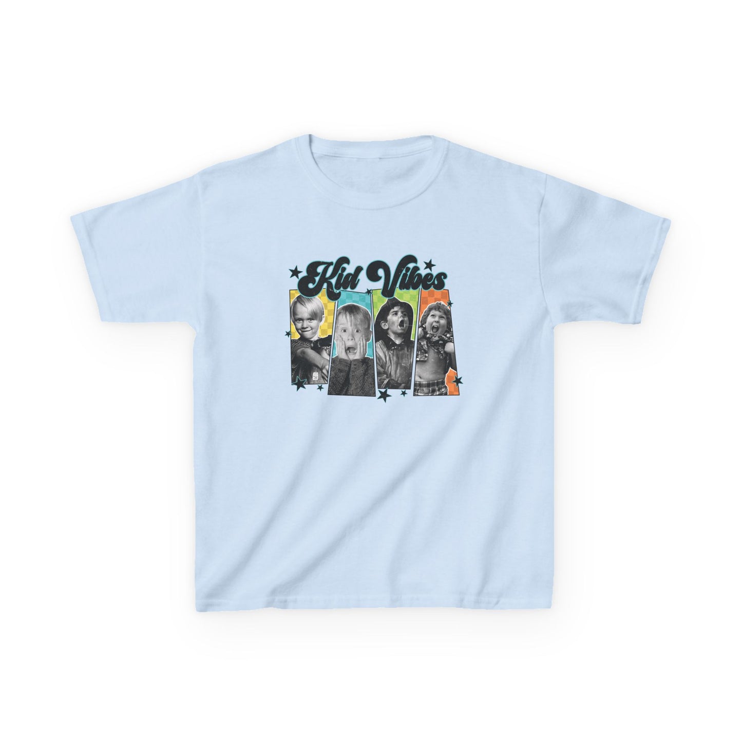 Boys Tee — 'Kid Vibes' Retro Pop Art Graphic Tee