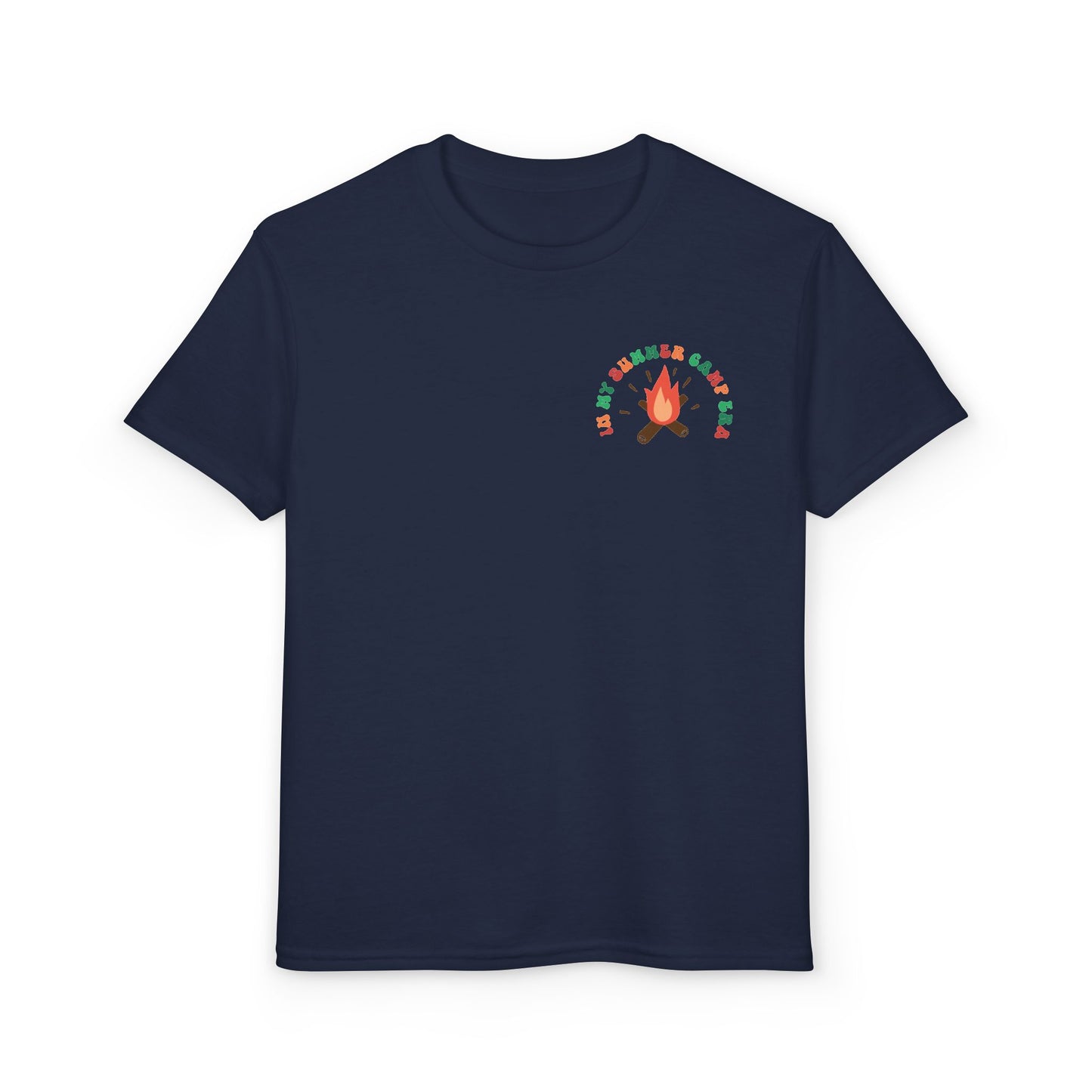 Summer Camp Kids T‑Shirt Front& Back