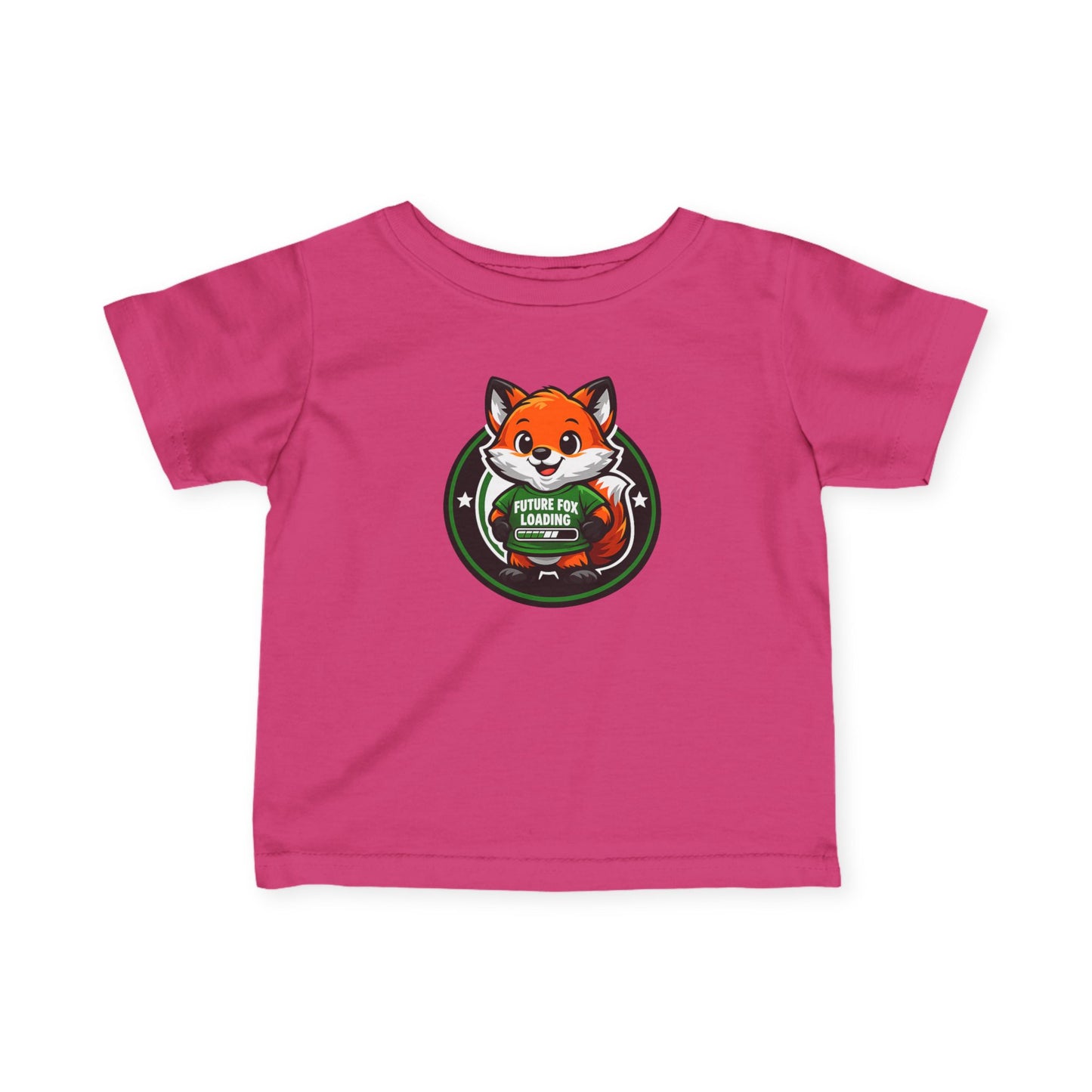 Infant Tee — Cute Fox 'Future Firefighter' Baby Shirt