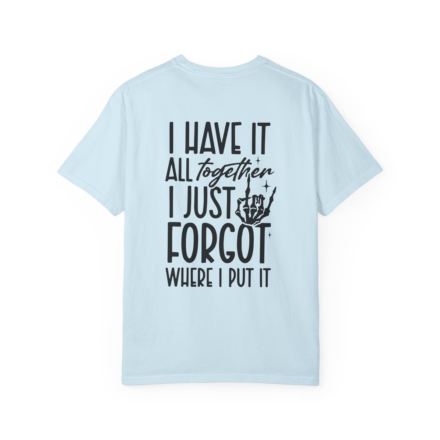 Mom Life Tee - Front& Back - Black Writing