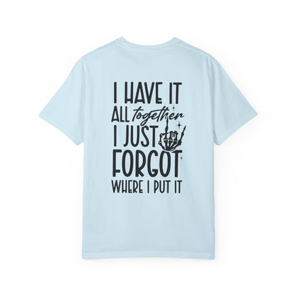 Mom Life Tee - Front& Back - Black Writing