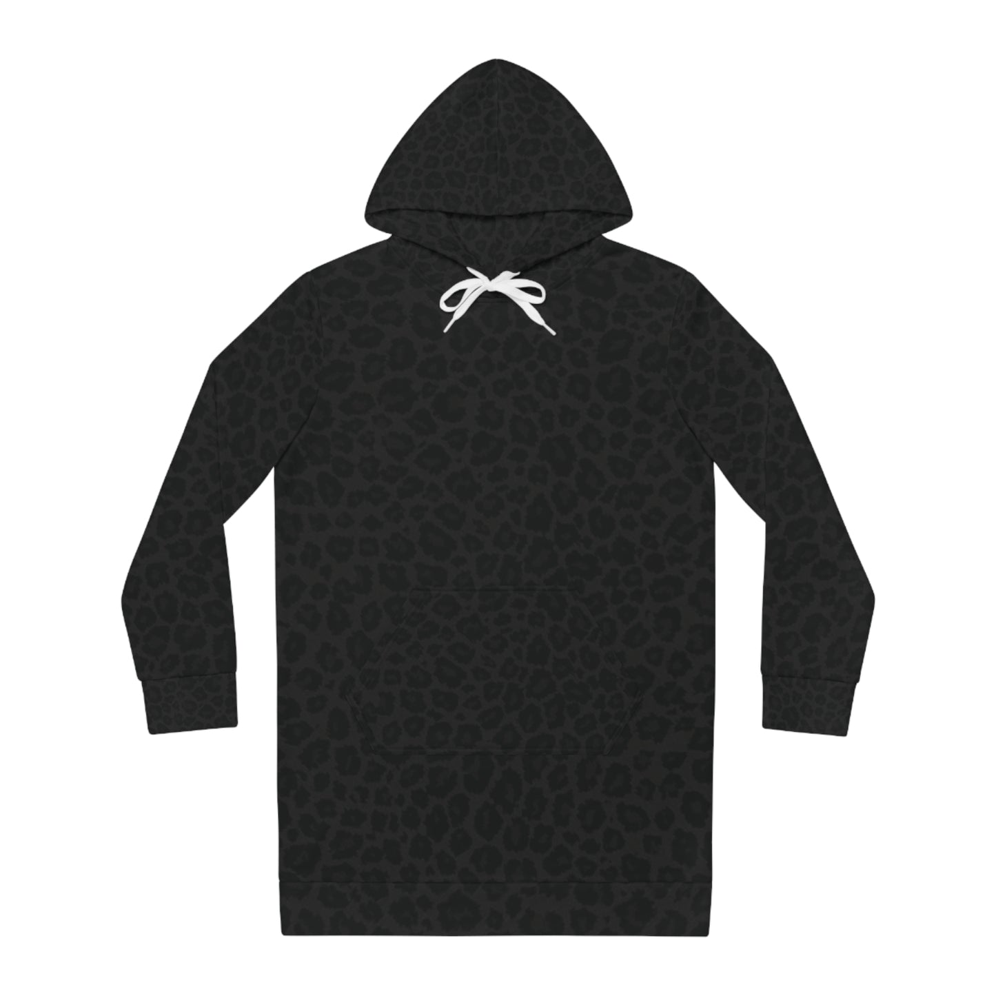 Leopard Hoodie Dress — Women's Sherpa Hoodie Dress