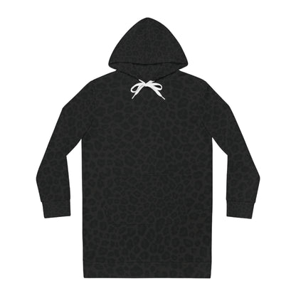 Leopard Hoodie Dress — Women's Sherpa Hoodie Dress