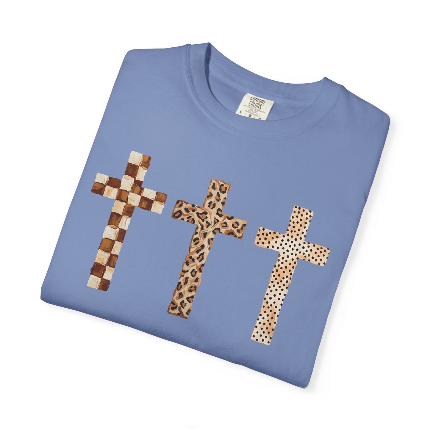 Animal Print Cross Tee