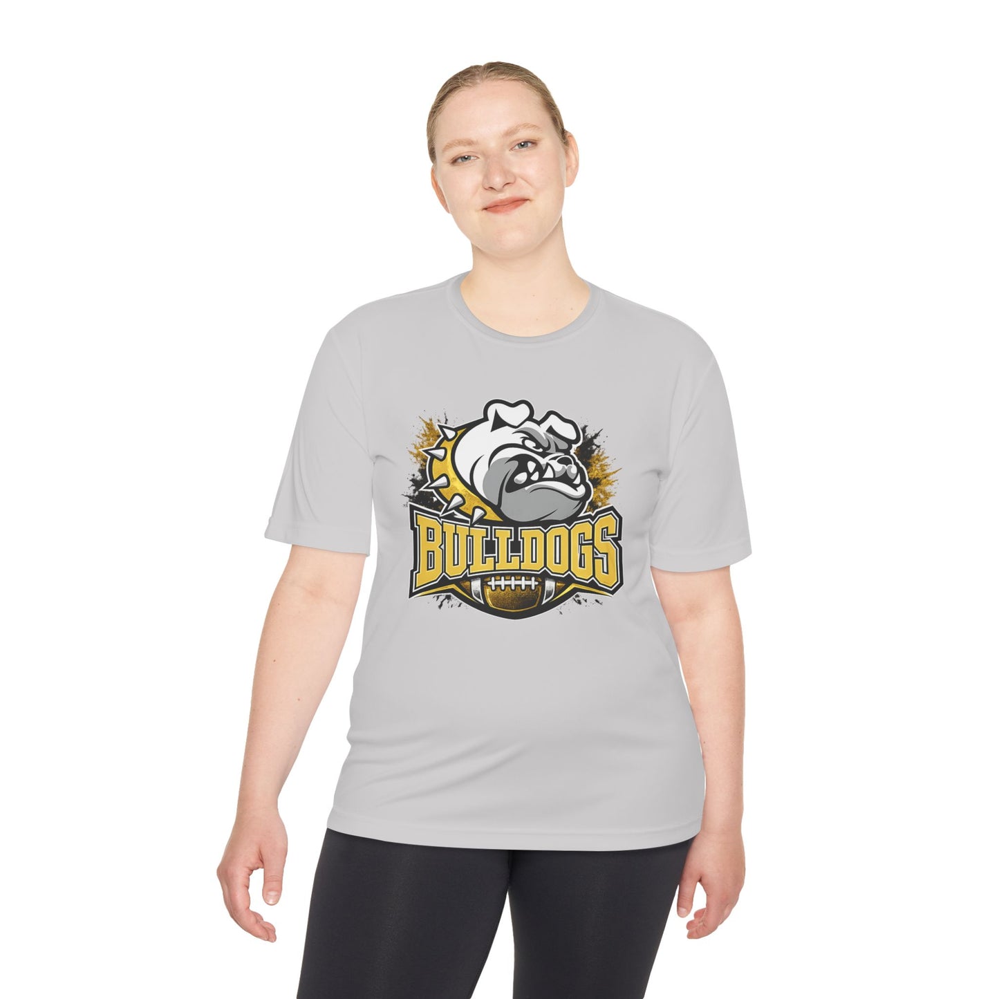Bulldogs Football Mascot Tee — Moisture‑Wicking Sports Shirt