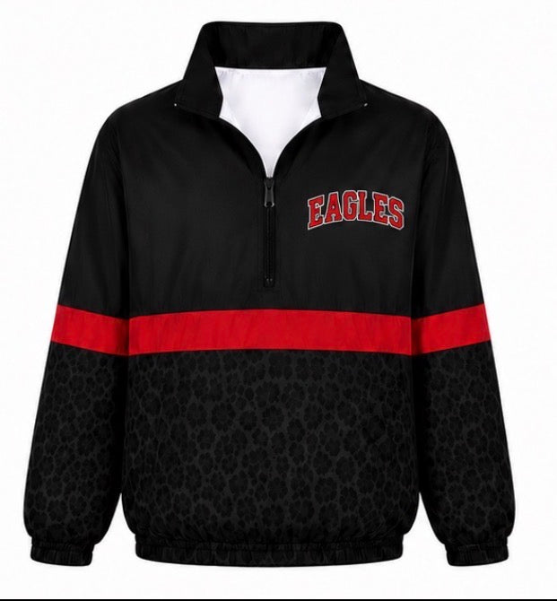 Eagles Black Cheetah Windbreaker