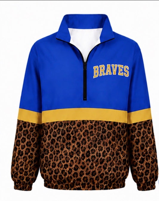 Braves Cheetah Windbreaker